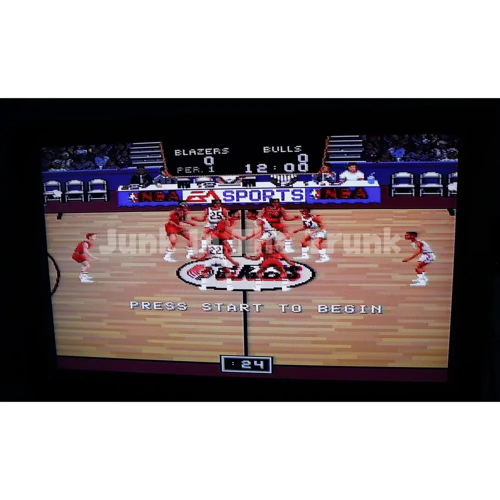 working Bulls vs Blazers game